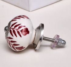 Cherry Floral Knob
