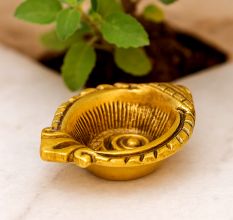 Conch Oil Lamp Diya For Diwali Festival
