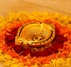 Conch Oil Lamp Diya For Diwali Festival