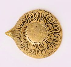 Brass Round Shaped Diwali Oil Lamp Diya