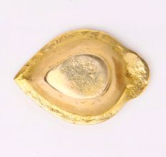 Intricate Leaf Shaped Diwali Decoration Diya