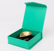 Brass Single Wick Traditional Brass Oil Diya For Mandir