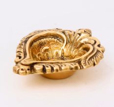 Brass Heart Shaped Oil Lamp Diya For Diwali Festival