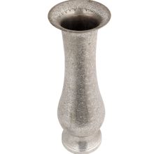 Brass Vase With Fine Floral Engraving