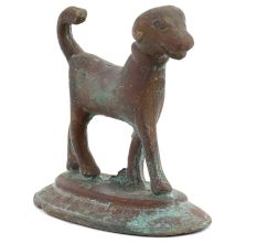 Brass Wild Dog With Short Tail For Home Decoration