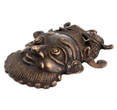 Brass Face Mask Wall Hanging