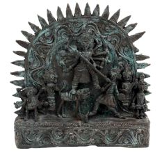 Hand made Brass Dokra Idol Wall Hanging