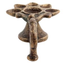 Handmade Brass Flower Shape Oil Lamp