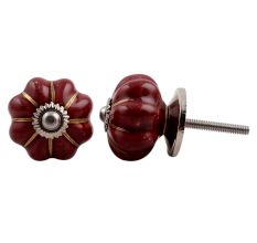 Chocolate Golden Medium Knob