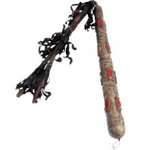 Horse Hunter with Red enamel work With Braided Suede Leather Straps