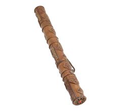 Cylindrical Scroll Case Message Box Islamic Motifs In Copper And Brass