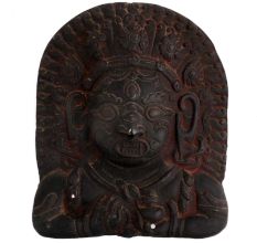 Brass Tribal Art Wall Hanging Tibetan God Face