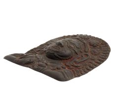 Brass Tribal Art Wall Hanging Tibetan God Face