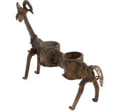 Long Goat Animal Twin Incense Or Candle Holder