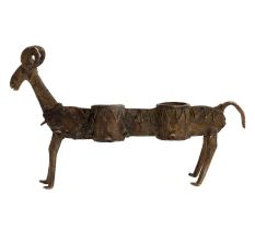 Long Goat Animal Twin Incense Or Candle Holder