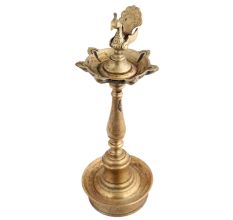 Traditional Peacock South Indian Oil Lamp