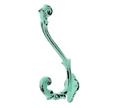Antique Sage Green Iron Hook