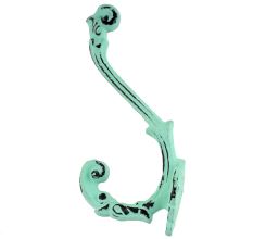 Antique Sage Green Iron Hook