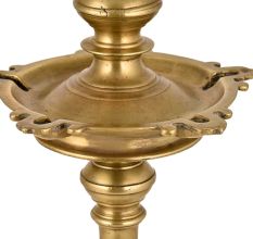 Peacock DesignÂ Brass Oil Lamp Deepam Deepak Diya