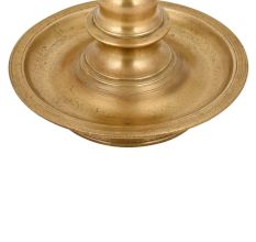 Brass Peacock Oil Diya Inauguration Lamp for Temples