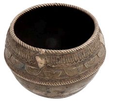 Brass Rice Measuring Pot Traditional Design