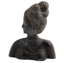 Brass Lady Bust Wall Hanging Home Decoration