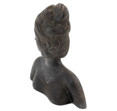 Brass Lady Bust Wall Hanging Home Decoration