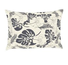 Spaces 104 TC Cotton Double Bed Sheet with 2 Pillow Covers In Grey