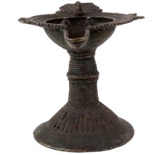 Brass Oil lamp Dhokra Tribe Handcrafted Oil Lamp