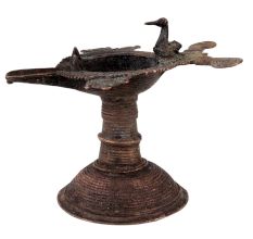 Brass Statue Nandi Oil Lamp (Diya)