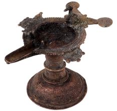 Brass Statue Nandi Oil Lamp (Diya)