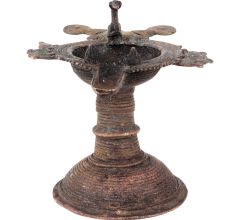 Brass Statue Nandi Oil Lamp (Diya)