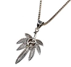 Palm Tree 92.5 Sterling  Silver Pendant