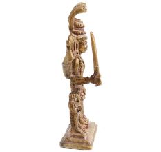 Brass Statue Of Lord Vishnu Avatar With Sheshnag
