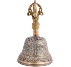 Goddess Face Buddha Brass Meditation Dorje Ghanta Bell