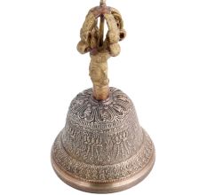 Goddess Face Buddha Brass Meditation Dorje Ghanta Bell
