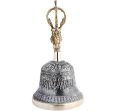 Brass Tibetan Bell and Dorje (Vajra)