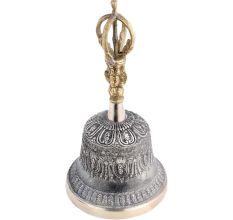 Brass Tibetan Bell and Dorje (Vajra)