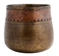 Vintage Brass Grain Measuring Cup