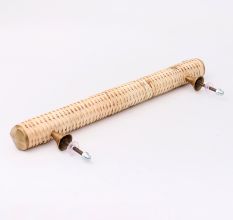 Natural Big Round Rattan Cabinet Handles 8 Inch