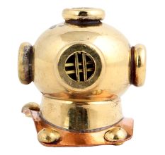 Brass Nautical Diving Helmet With Keychain