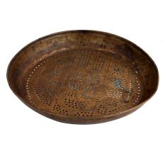 Brass Old Channi Tray for Washing Fruits and vegetables