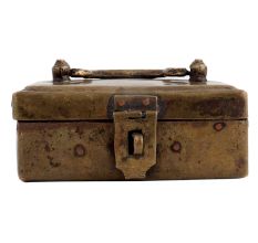 Brass Rectangular Six Compartment Box