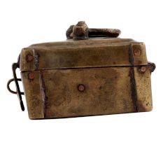 Brass Rectangular Six Compartment Box