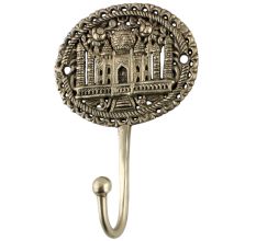 Golden Beautifull The Taj Mahal Wall Brass Decorative Hook