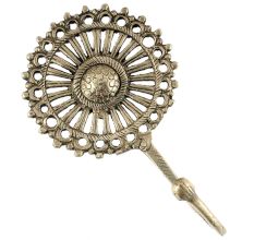 Golden Sunflower Wall Brass Decorative Hook