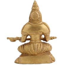 Brass Annapurna Devi  Statue Holding Serving Spoon