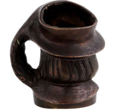 Pirate Head Mug Shaped Brass Pen Holder