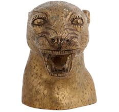 Brass Tiger Head Statue For Home Decoration