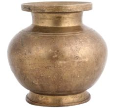 Hindu Ritual Brass Water Storage Pot
